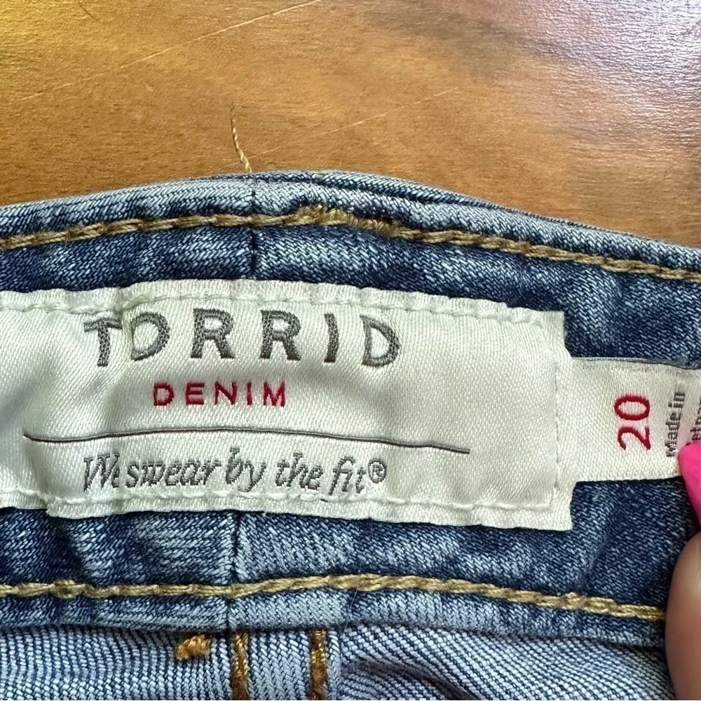 Torrid Raw hem Denim Shorts